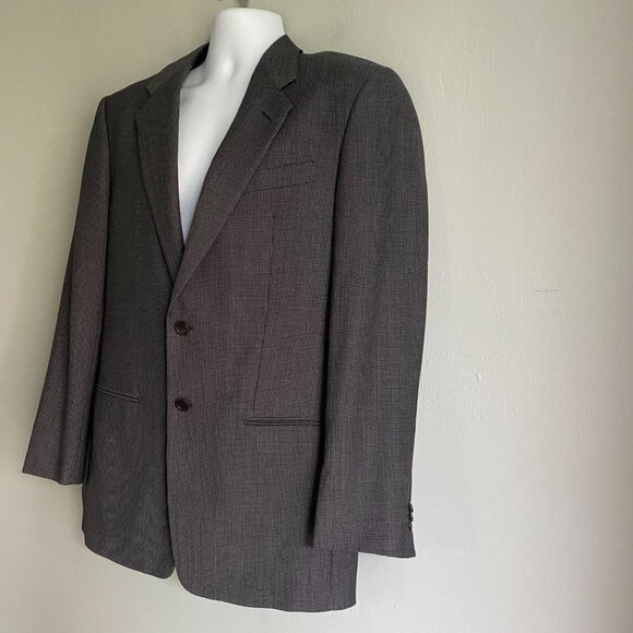 Armani Collezioni Wool 2 Button Sport Coat Jacket 40 R - Picture 4 of 15